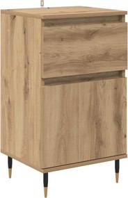 vidaXL Πλαϊνό γραφείο Artisan Oak 40 x 35 x 70 εκ.
