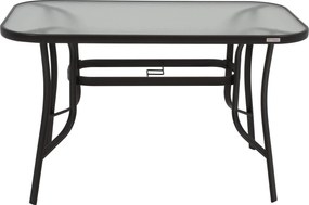 Τραπέζι Steel Fylliana Καφέ 140x80x70 εκ. 140x80x70 εκ.
