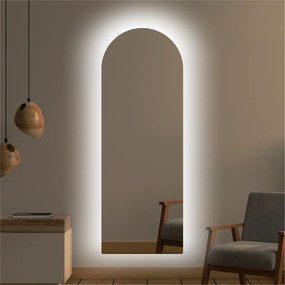 Stewehome Καθρέφτης Σώματος Οβάλ LED 130x47 cm