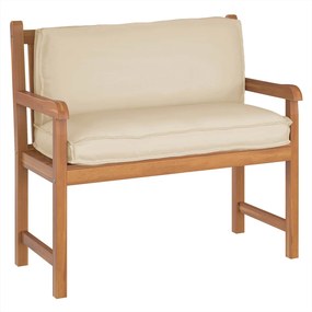 vidaXL Μαξιλάρι Ύφασμα Όξφορντ Μπεζ 120 x 40 x 12 cm