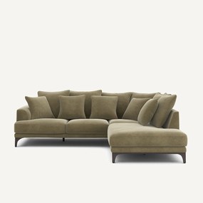 Γωνιακός καναπές από λινό βελούδο, ARMENTO