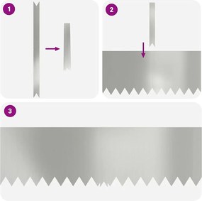 vidaXL Περίγραμμα γκαζόν 20 pcs Ασημί 100 x 0.05 x 20 εκ