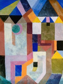 Αναπαραγωγή Colourful Architecture - Paul Klee, (30 x 40 cm)