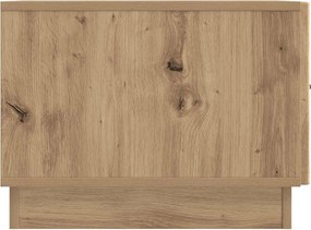 vidaXL Τραπεζάκι σαλονιού Artisan Δρυς 49 x 50 x 37 εκ.