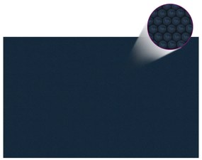 Κάλυμμα Πισίνας Ηλιακό Μαύρο/Μπλε 260x160 εκ. από Πολυαιθυλένιο