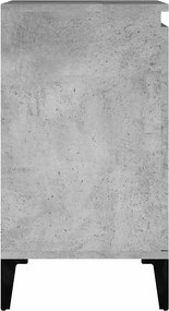vidaXL Ντουλάπι Νιπτήρα Γκρι Σκυρ. 58x33x60 εκ. Επεξεργασμένο Ξύλο