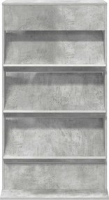 vidaXL Ράφι Περιοδικών Σκυρόδεμα Γκρι 70 x 41 x 126 εκ.