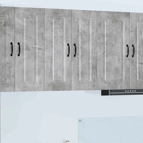 vidaXL Πάνελ πλυντηρίου πιάτων Kalmar 2 pcs Σκυρόδεμα Γκρι
