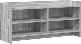 vidaXL Ντουλάπι TV 100 x 33 x 47 εκ Γκρι Sonoma Επεξεργασμένο Ξύλο
