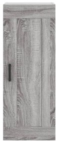 vidaXL Ντουλάπι Τοίχου Γκρι Sonoma 34,5 x 34 x 90 εκ. Επεξεργ. Ξύλο