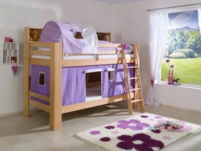 Σετ κουκέτας Jannet No1 - Φυσικός σκελετός - Λιλά