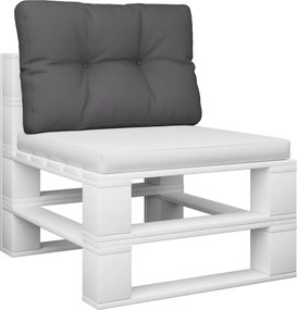 vidaXL Μαξιλάρι Παλέτας Ανθρακί 50 x 40 x 12 εκ. Υφασμάτινο