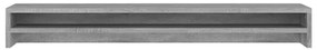 vidaXL Βάση Οθόνης Γκρι Sonoma 100x24x13 εκ. από Επεξεργασμένο Ξύλο