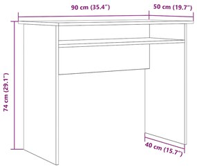 ΓΡΑΦΕΙΟ ΠΑΛΙΟ ΞΥΛΟ 90 X 50 X 74 ΕΚ. ΑΠΟ ΜΟΡΙΟΣΑΝΙΔΑ 855976