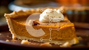 Σετ των 2 Intra Συλλεκτικό Ξύλινο Παζλ Plywood 4mm - Αφεθείτε σε μια φέτα κολοκυθόπιτα με σαντιγί Σε Ξύλινο Κουτί - Διαστάσεις: 10x10 cm – 25 κομμάτια