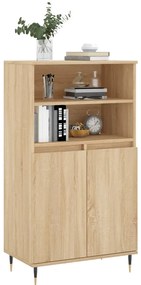 vidaXL Ντουλάπι Sonoma Δρυς 60 x 36 x 110 εκ. από Επεξεργασμένο Ξύλο