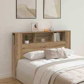 vidaXL Ντουλάπι κεφαλάρι Artisan Oak Κατασκευασμένο ξύλο