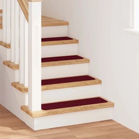 vidaXL Σκαλοπάτια 15 pcs Μπορντό 75 x 20 cm Πολυπροπυλένιο