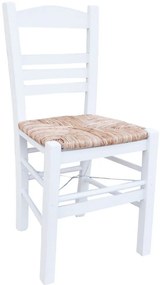 Καρέκλα Καφενείου Σίφνος Εμποτισμού-Λευκό