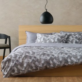 Σεντόνια Filena 22 (Σετ 4τμχ) Grey Kentia Υπέρδιπλo 240x270cm 100% Βαμβακοσατέν