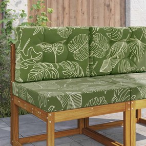 vidaXL Μαξιλάρι Καναπέ Εξωτερικού Χώρου 2 pcs Σχέδιο Φύλλου