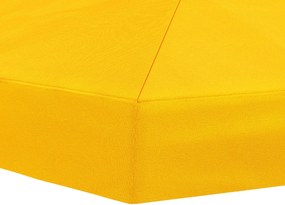 vidaXL Κάλυψη Σκηνής Γκαζebo 6 x 3 m Κίτρινο Πολυεστέρας 190