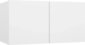 vidaXL Έπιπλα Τηλεόρασης Σετ 10 Τεμαχίων Λευκό από Μοριοσανίδα