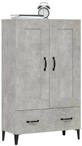 vidaXL Ντουλάπι Γκρι Σκυροδέματος 70x31x115 εκ. από Επεξεργασμένο Ξύλο
