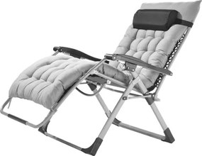 VEVOR Zero Gravity Chair 33" Zero Gravity Recliner Lounge Chair Indoor &amp; Outdoor