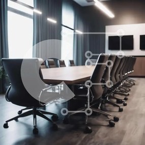 Intra Συλλεκτικό Ξύλινο Παζλ Plywood  4mm - Μοντέρνο εσωτερικό της αίθουσας συνεδριάσεων Σε Ξύλινο Κουτί - Διαστάσεις Puzzle: 10x10 cm – 25 κομμάτια