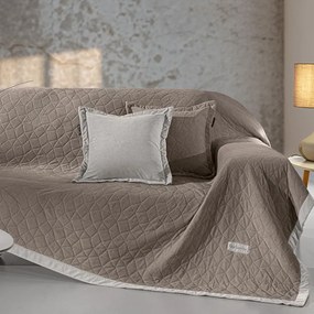 Ριχτάρι Καναπέ Τριθέσιου (170x300) + Διακοσμητική Μαξιλαροθήκη (42x42+3) Guy Laroche Avalon Puro