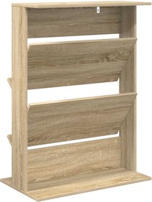 vidaXL Ράφι Περιοδικών Δρύς Sonoma 70 x 41 x 96 εκ. Επεξεργασμένο Ξύλο