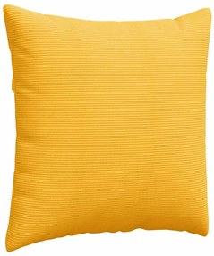 vidaXL Μαξιλάρι Καναπέ 2 pcs Απαλό Κίτρινο 60 x 60 cm