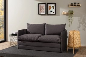 Διθέσιος Καναπές Κρεβάτι Γκρι MOZIL BASIS 148x70x66