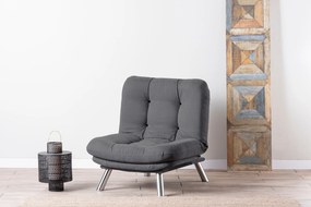 Πολυθρόνα Γκρι MISA SOLO 105x88x90