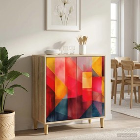 vidaXL Πλαϊνό γραφείο HEESCH Sonoma 69 x 33 x 75 εκ.