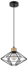 Φωτιστικό Οροφής Vario S 40550 28x28x80cm 1xE27 60W Black-Gold Sigma Lighting