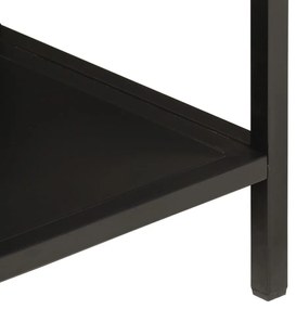 Κρεμάστρα Ρούχων 90x35x180 εκ. από Μασίφ Ξύλο Μάνγκο και Σίδηρο - Καφέ
