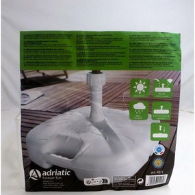 Βάση ομπρέλας Aktive Λευκό Ø 32 mm Ø 20 mm 45 x 29 x 45 cm (5 Μονάδες)