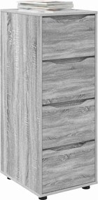 vidaXL Ντουλάπι αποθήκευσης Γκρίζο Σονομα 40 x 48 x 105 εκ