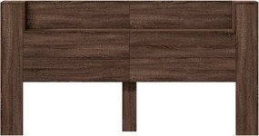 vidaXL Κεφαλάρι Καφέ δρυς 200 x 16,5 x 103,5 cm Επεξεργασμένο ξύλο