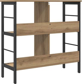 vidaXL Ράφι Βιβλίων Artisan Oak 82 x 32 x 79 εκ. Επεξεργασμένο ξύλο