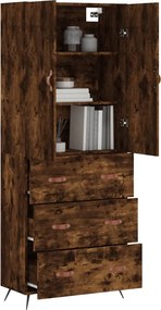 vidaXL Ντουλάπι Καπνιστή Δρυς 69,5x34x180 εκ. από Επεξεργασμένο Ξύλο