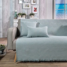 Ριχτάρι Como 05 Petrol Teoran Τριθέσιο 180x300cm Cotton-Polyester