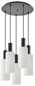 Φωτιστικό Οροφής Πολύφωτο Homelighting 77-8566 Black/White