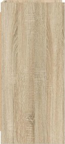 vidaXL Πλαϊνό γραφείο Sonoma Δρυς 40 x 36 x 80 εκ Επεξεργασμένο Ξύλο