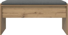 vidaXL Παγκάκι Χαλωρίου Artisan Oak 83 x 38 x 40 εκ