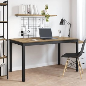 vidaXL Τραπεζαρίες 140 x 80 x 75 cm ΜΕΤΑΛΛΟ Ορθογώνιος
