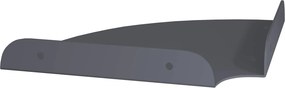 vidaXL Floating Ράφι Γωνίας 2 τμχ. Ανθρακί 18 x 18 x 2 εκ.