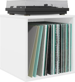 vidaXL Κουτί Άλμπουμ Βινυλίου Λευκό 37 x 36,5 x 38 εκ.